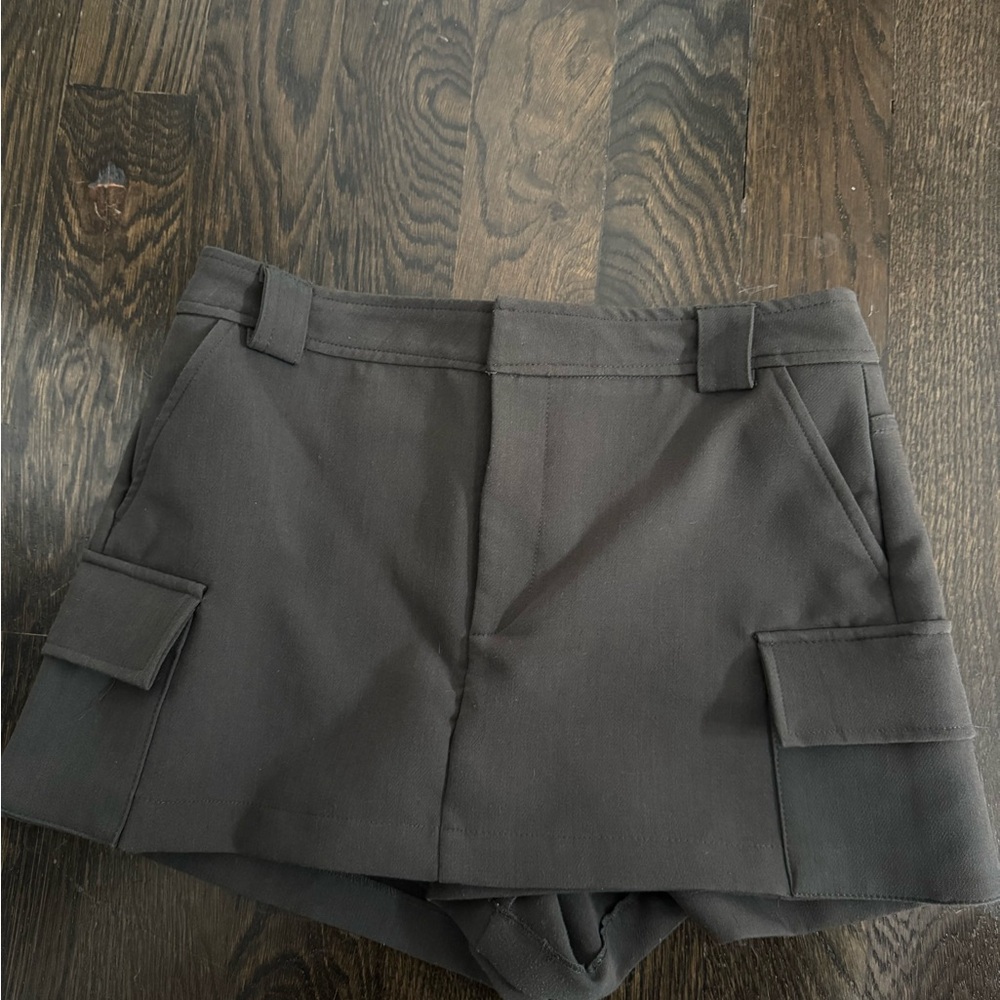 Zara Gray Cargo Skort